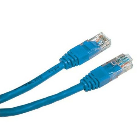 Przewód LAN UTP patchcord, Cat.6, RJ45 M - RJ45 M, 2 m, nieekranowany, niebieski, economy, EOL