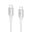 240W BRAIDED C-C CABLE 2M WHT/