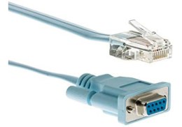CONSOLE CABLE 6FT WITH/RJ45 AND DB9F