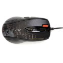 Mysz przewodowa, A4Tech F5, czarna, optyczna, 3000DPI