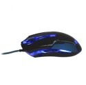 Mysz przewodowa USB, E-blue Auroza, czarna, optyczna, 3500DPI, EOL