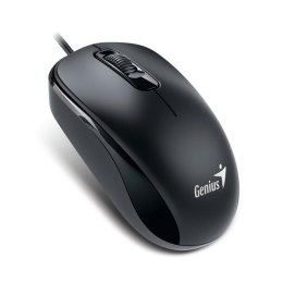 Mysz przewodowa, Genius DX-120, czarna, optyczna, 1200DPI