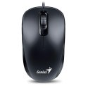 Mysz przewodowa, Genius DX-120, czarna, optyczna, 1200DPI