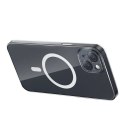 Etui ochronne Baseus Magnetic Crystal Clear do iPhone 13 (transparentne) + szkło hartowane + zestaw czyszczący