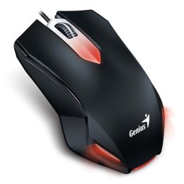 Mysz przewodowa, Genius Gaming X-G200, czarna, optyczna, 1000DPI