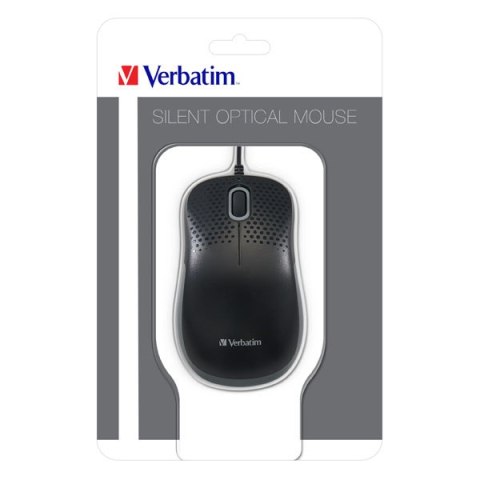 Mysz przewodowa, Verbatim 49024, czarna, optyczna