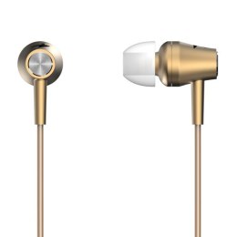 Genius HS-M360, słuchawki, bez regulacji głośności na przewodzie, złote, douszne typ 3.5 mm jack