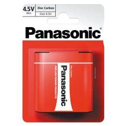 Bateria cynkowo-węglowa, 3R12, 3R12, 4.5V, Panasonic, blistr, 1-pack