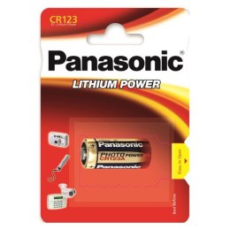 Bateria litowa, CR123, 3V, Panasonic, blistr, 1-pack