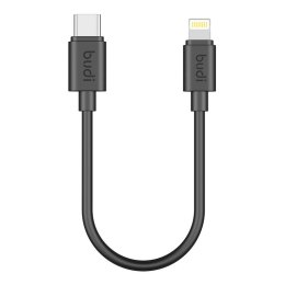 Kabel USB-C do Lightning Budi 35W 25cm (czarny)