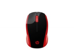 Mysz HP 200 (czarno-czerwona)