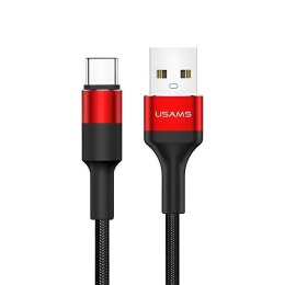 Kabel USB Usams U5 USB-C 1,2m czerwony