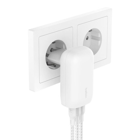 Belkin Ładowarka kątowa 3 porty USB-C PPS 67 W