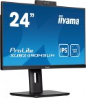 IIYAMA Monitor 24 cale XUB2490HSUH-B1 IPS,FHD,CAM,MIC,HDMI,DP,3xUSB(3.2), 100Hz,250cd,4ms,ADAPTIVE SYNC,FlickerFree,2x2W,WINDOWS HELLO