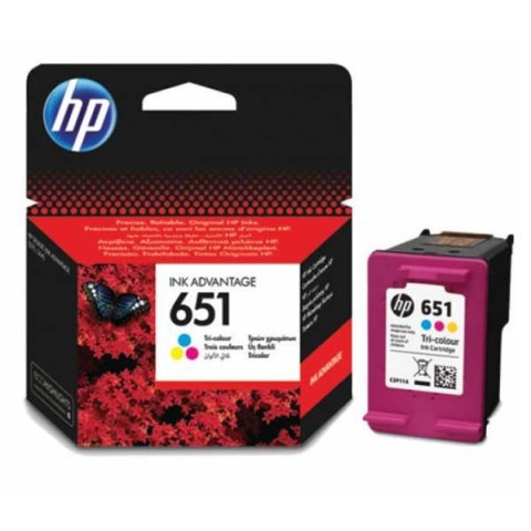 HP oryginalny ink / tusz C2P11AE, HP 651, tri-colour, 300s