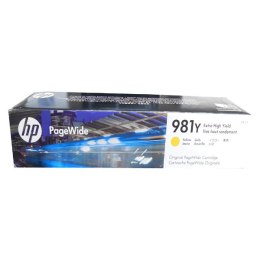 HP oryginalny ink / tusz L0R15A, HP 981Y, yellow, 16000s, 185ml, extra duża pojemność
