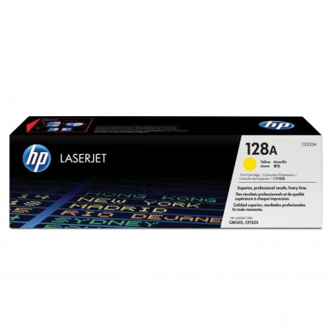 HP oryginalny toner CE322A, HP 128A, yellow, 1300s