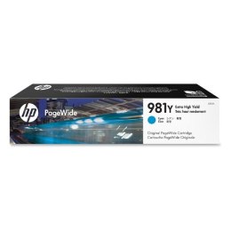 HP oryginalny ink / tusz L0R13A, HP 981Y, cyan, 16000s, 185ml, extra duża pojemność