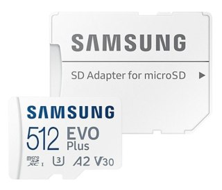 Samsung Karta pamięci microSD MB-MC512SA EU EVO Plus 512GB + adapter MB-MC512SA/EU