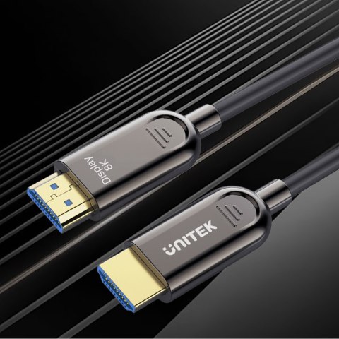 Unitek Kabel optyczny HDMI 2.1 AOC 8K 120Hz 20m