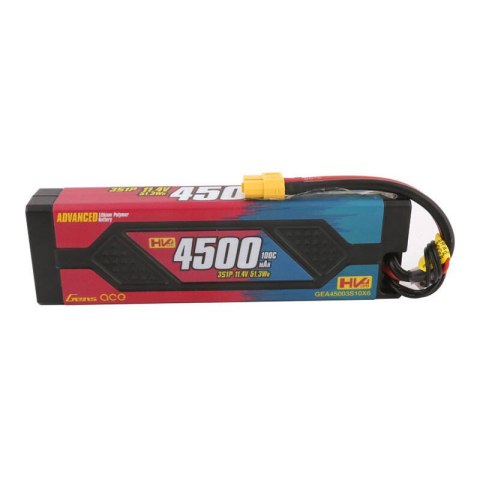 Akumulator Gens ace Advanced 4500mAh 11.4V 100C 3S1P HardCase Lipo z konektorem XT60