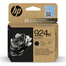 HP oryginalny ink EvoMore 4K0V0NE#CE1, HP 924e, black, 1000s