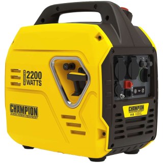 CHAMPION Generator benzynowy, 2200W, 58dB, Czarno Żółty