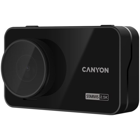 CANYON Wideorejestrator DVR25GPS WQHD 2.5K 1440p Wi-Fi GPS Czarny