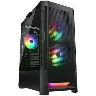 COUGAR Obudowa Airface RGB Black, Midi Tower