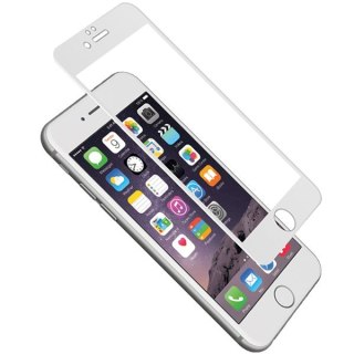 CYGNETT 9H, Osłona ekranu z silikonową ramką, IPhone 6 Plus, Przezroczysta, biała