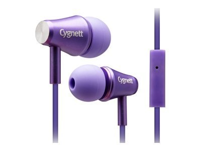CYGNETT Słuchawki Fusion II, Fioletowe