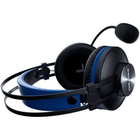 Cougar | Immersa Essential Blue | Headset | Driver 40mm /9.7mm noise cancelling Mic./Stereo 3.5mm 4-pole and 3-pole PC adapter /