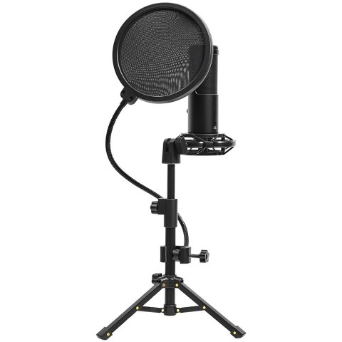 LORGAR Mikrofon Gamingowy Voicer 721, USB, Czarny