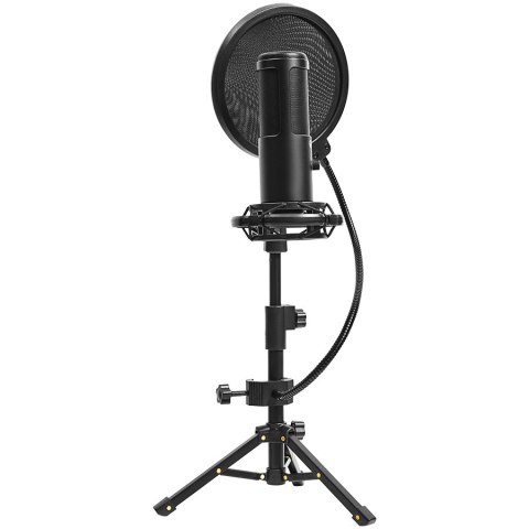 LORGAR Mikrofon Gamingowy Voicer 721, USB, Czarny