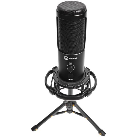 LORGAR Mikrofon Gamingowy Voicer 721, USB, Czarny