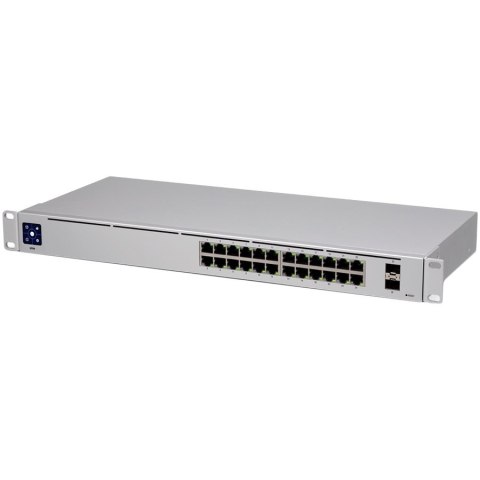 UBIQUITI UniFi Switch 24 is a fully managed Layer 2 switch with (24) Gigabit Ethernet ports 