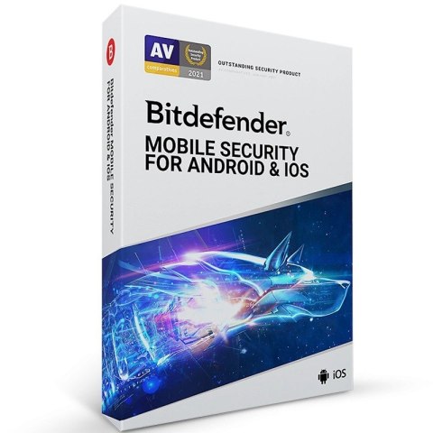 Bitdefender Mobile Security for Android and iOS 3Stan. 1Rok BDAI-N-1Y-3D