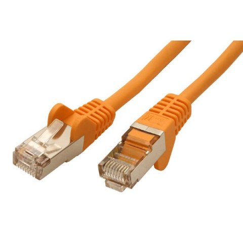 Przewód LAN FTP patchcord, Cat.5e, RJ45 M - RJ45 M, 7.5 m, chroniony, żółty, economy, EOL