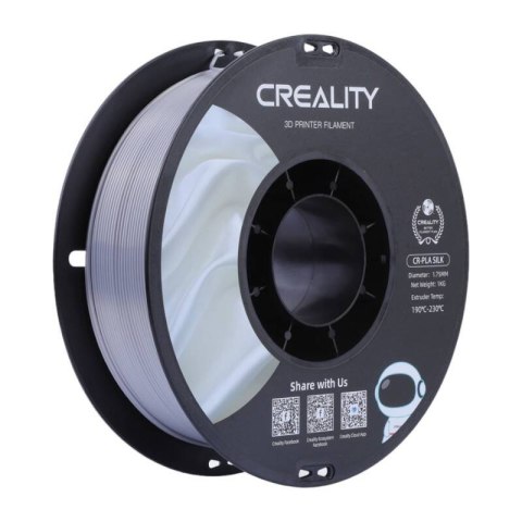 Filament CR-Silk PLA Creality (Srebrny)