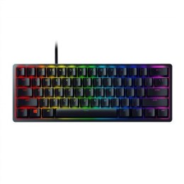 Razer Huntsman Mini optyczna klawiatura do gier, światło LED RGB, USA, czarny, przewodowy, Clicky Optical