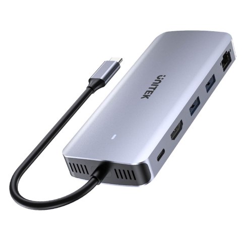 Unitek Aktywny Hub USB-C 10 Gbps, Obudowa na dysk M.2, HDMI