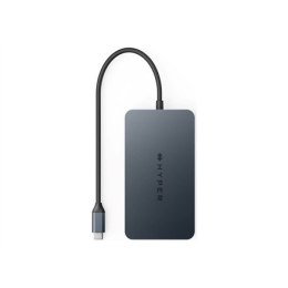 Podróżna stacja dokująca HyperDrive Dual HDMI 10 w 1 do MacBooka M1 | Porty Ethernet LAN (RJ-45) 1 | Ilość portów HDMI 2