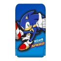 Powerbank magnetyczny OTL 5000 mAh, USB-C 15W, Sonic The Hedgehog ze stojakiem (niebieski)