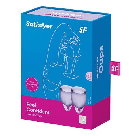 Kubeczek menstruacyjny Satisfyer Feel confident (fioletowy)