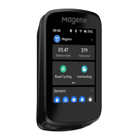 Komputer rowerowy Magene C606, ekran dotykoway, GPS, aplikacja