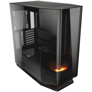 COUGAR | FV270 Black | PC Case | Mid tower / Tempered, Curved Glass Perimeter / Quick Detachable Air Filters / Up to 9 Fans (1x1