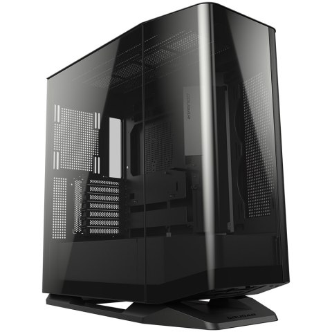 COUGAR | FV270 Black | PC Case | Mid tower / Tempered, Curved Glass Perimeter / Quick Detachable Air Filters / Up to 9 Fans (1x1