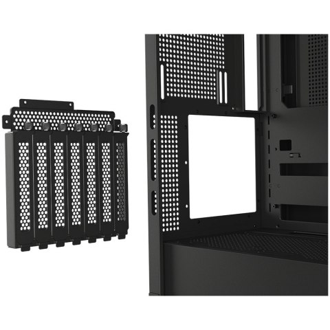 COUGAR | FV270 Black | PC Case | Mid tower / Tempered, Curved Glass Perimeter / Quick Detachable Air Filters / Up to 9 Fans (1x1