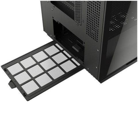 COUGAR | FV270 Black | PC Case | Mid tower / Tempered, Curved Glass Perimeter / Quick Detachable Air Filters / Up to 9 Fans (1x1