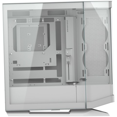 COUGAR | FV270 White | PC Case | Mid tower / Tempered, Curved Glass Perimeter / Quick Detachable Air Filters / Up to 9 Fans (1x1